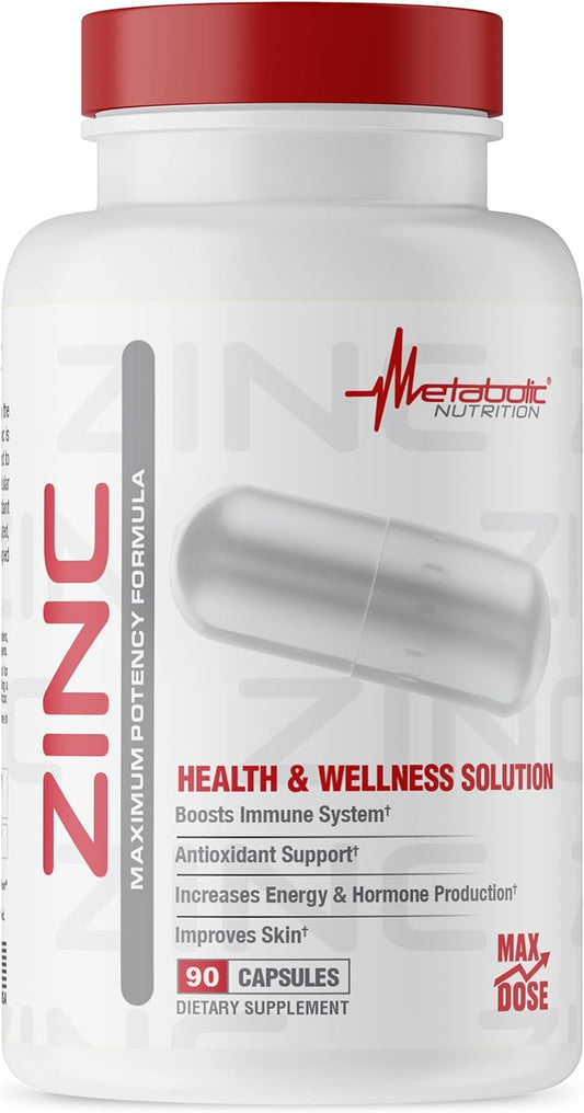 Zinc-Supplement-by-Metabolic-Nutrition,-75mg,-90-114