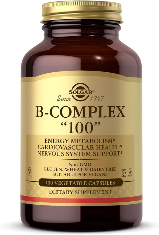 Solgar-B-Complex-100,-100-Vegetable-Capsules---3105