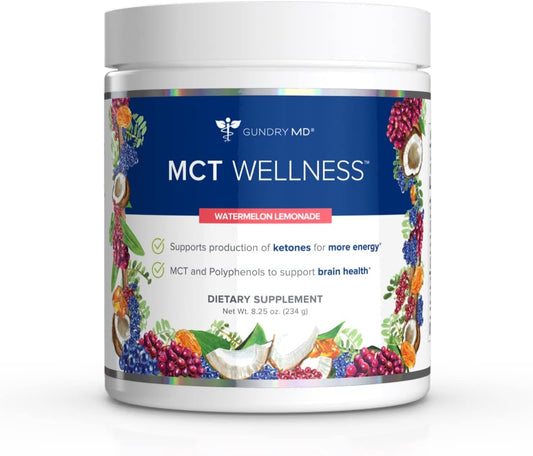 Gundry MD® MCT Wellness Powder to support Energy, Ketone Production and Brain Health, Keto
