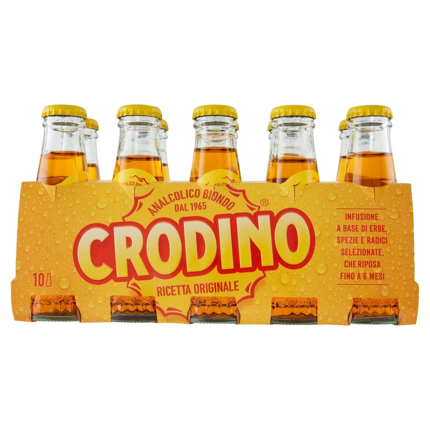 Crodin Aperitivo Amargo Paquete de 10 botellas de  3.4 fl oz