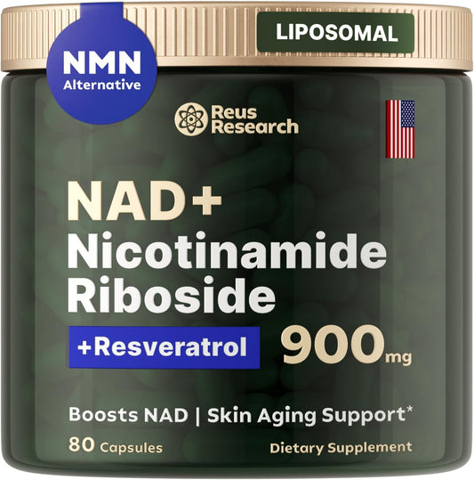 Nr 900 NMN Alternative - NAD+ Supplement Nicotinamide Riboside con Resveratrol