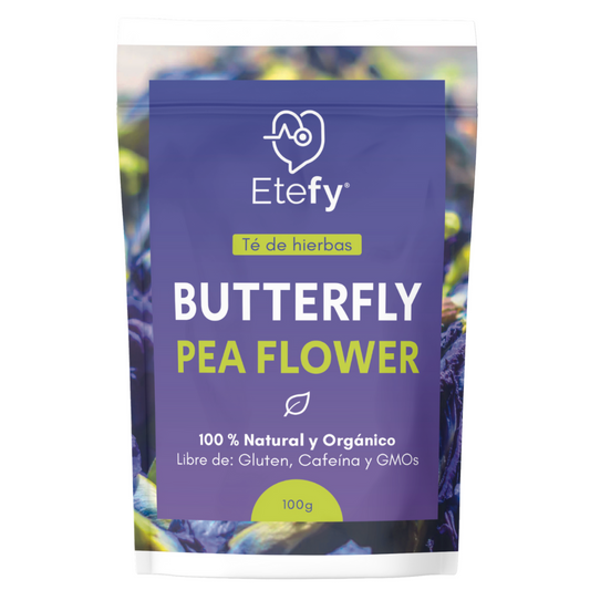 Butterfly Pea Flowers Tea Té 100% puro de Clitoria Ternatea 100 g