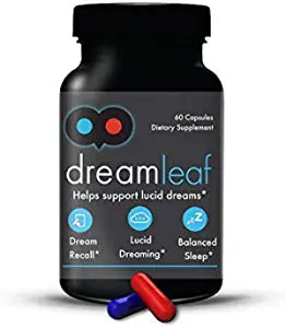 Dream Leaf Pro - Premium Lucid Dreaming Supplement - 60 Capsules,Valerian Root, Mugwort, A
