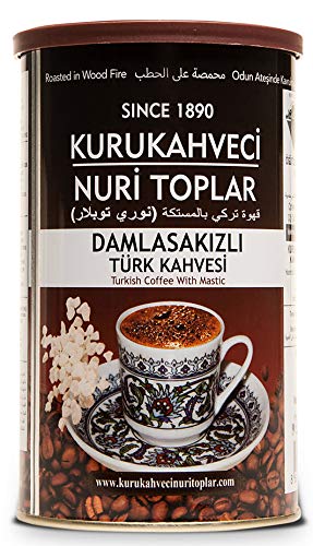 Turkish coffee with mastic, (Turkish Gummy) Mastic Gum 100% Arabica Co