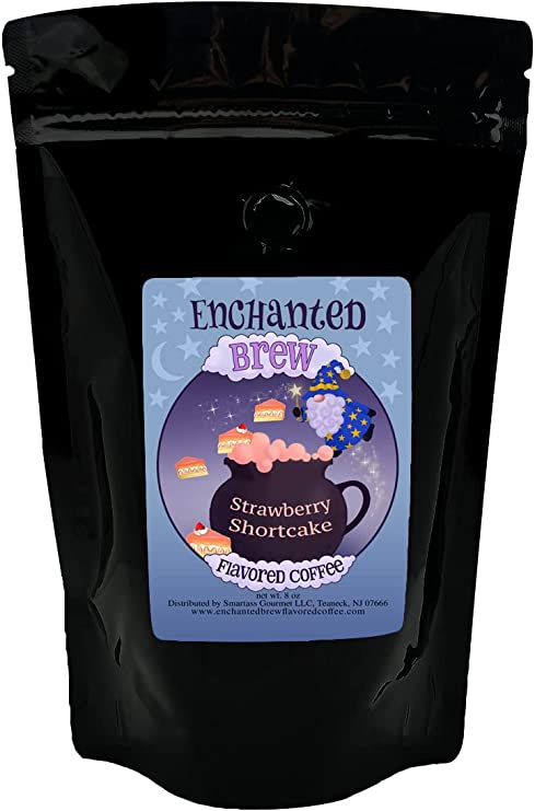 Enchanted Brew Strawberry Shortcake Gourmet Flavored Coffee, Artisan I