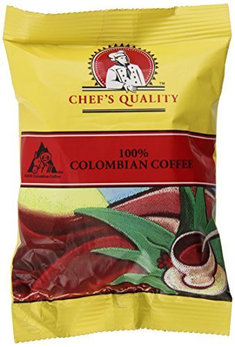 Chefs Quality Gourmet Roasted 100% Colombian Coffee, 42 - 2 oz. bags b