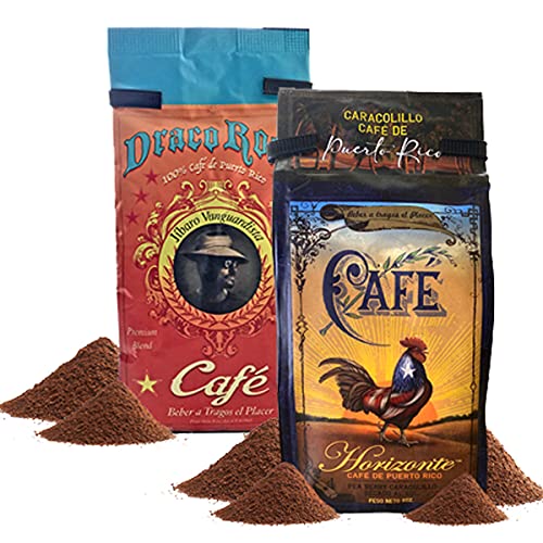 Draco Rosa Café Assorted Ground Kit (8oz each): (1) Original Coffee +