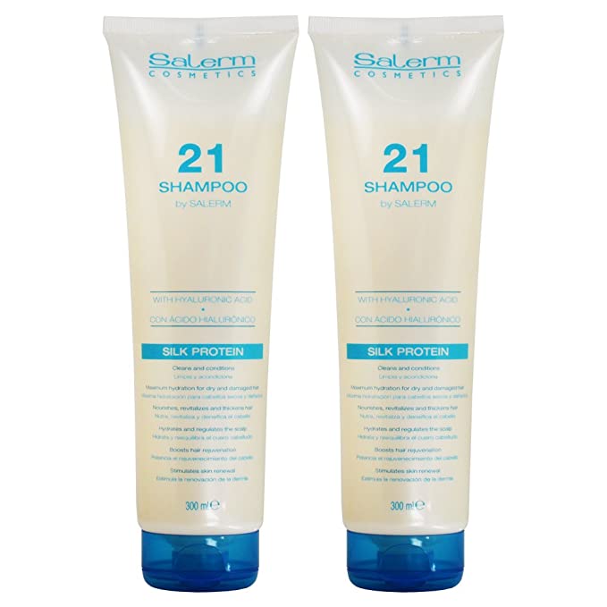 Salerm-21-Silk-Protein-Shampoo-10.8oz"Pack-of-2"----
