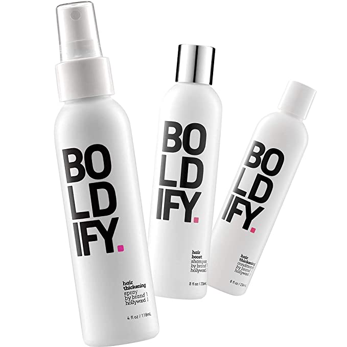 Thickening-Spray-+-Shampoo-+-Conditioner:-Boldify-Hair-Thick--
