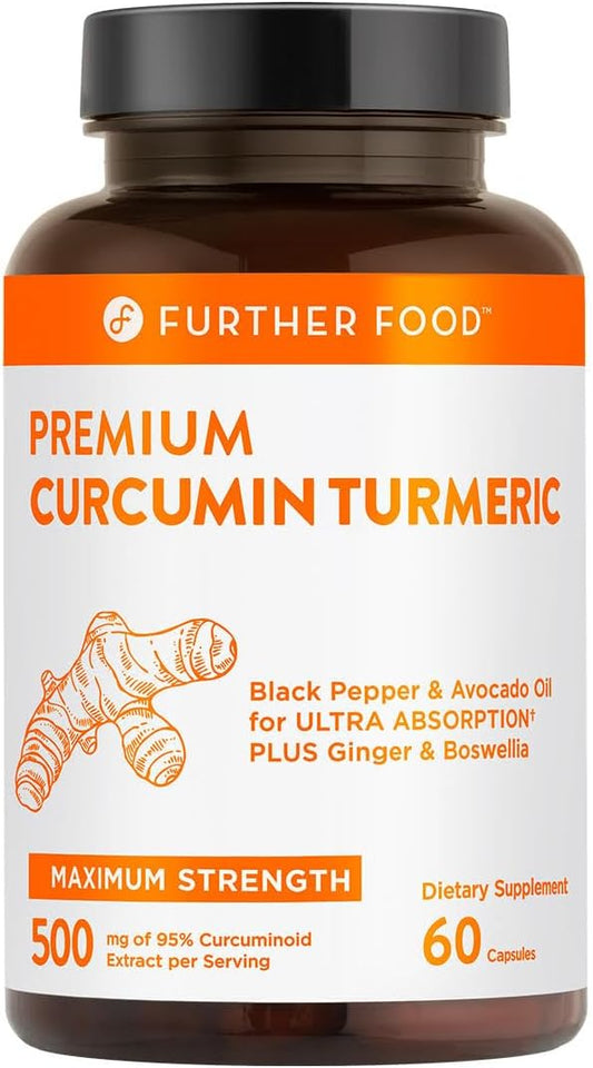 Further-Food-Cúrcuma-de-curcumina-premium,-máxima-999