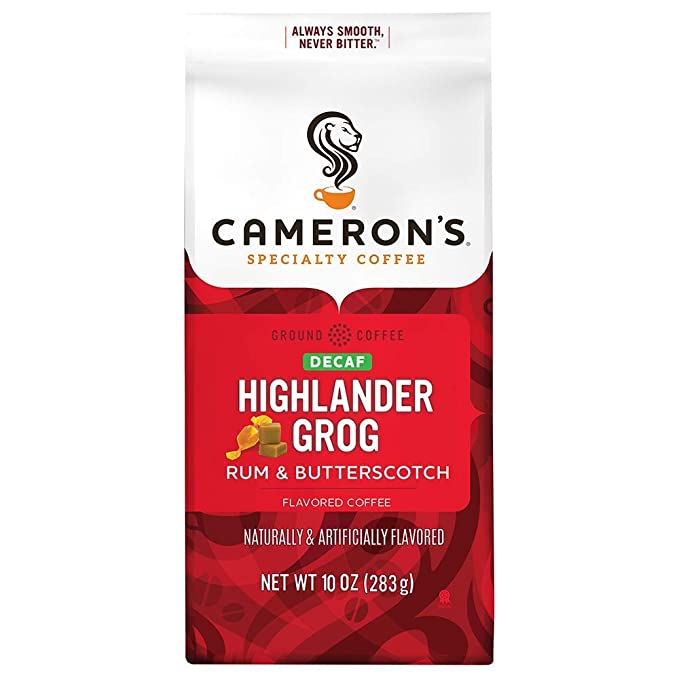 Cameron's Coffee Decaf Highlander Grog GRD 10oz (Pack of 6)