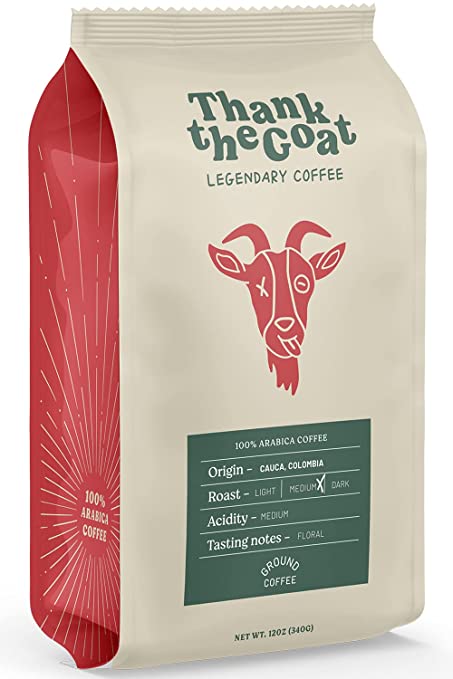 Thank the Goat Award Winning Coffee - Premium Arabica Ground Coffee -