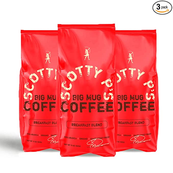 Scotty P's Breakfast Blend Ground Coffee (3 pack)
