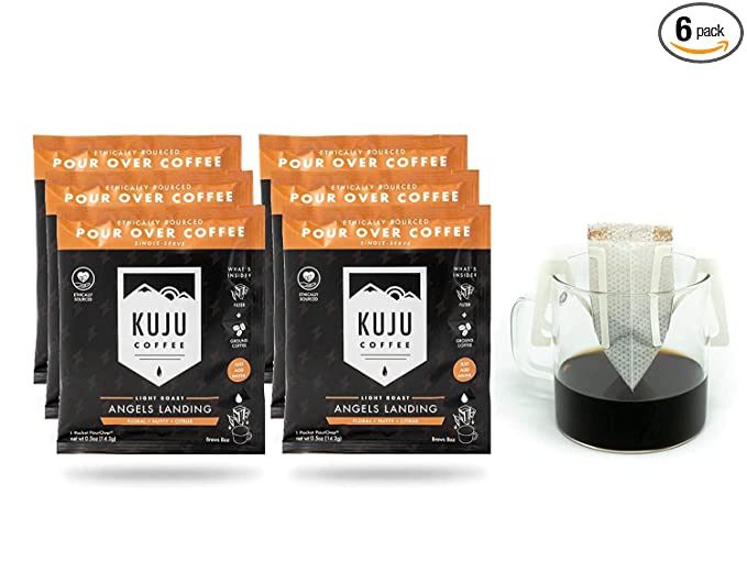 Kuju Coffee Premium Single-Serve Pour Over Coffee | Ethically Sourced,