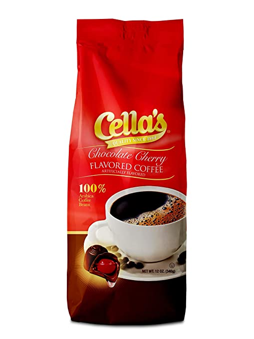 Cella's Coffee Flavored Ground Coffee - Premium Arabica, Chocolate Che