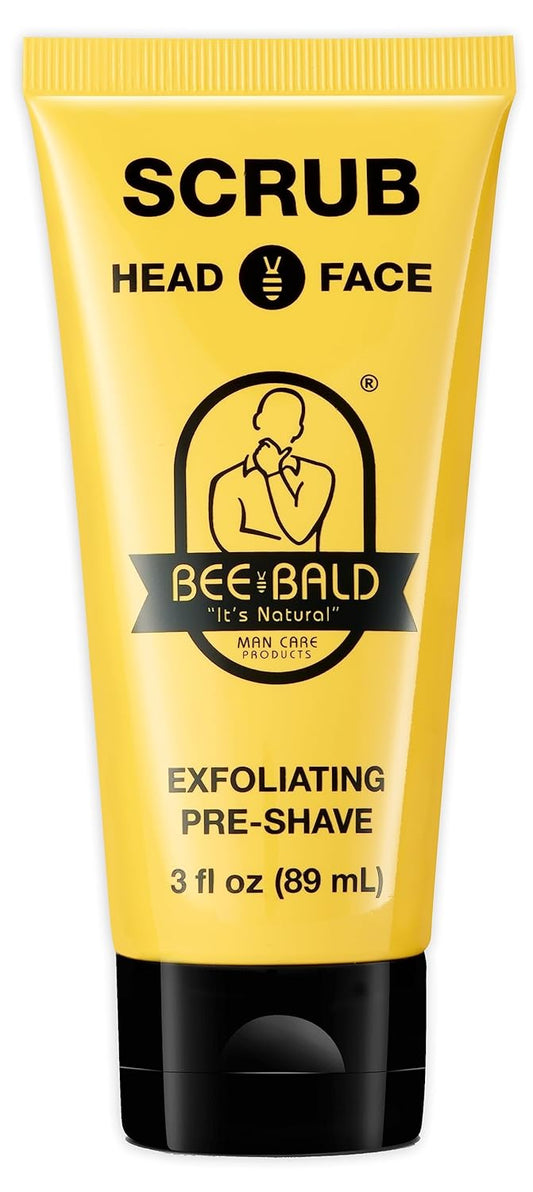 BEE-BALD-SCRUB-Exfoliating-Pre-Shave-deep-cleans-105