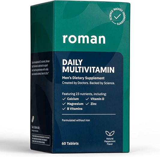 Roman Daily Multivitamin for Men | Supports Physical Activity, Brain + Heart Health