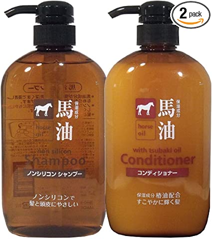 Kumano-fat-horse-oil-shampoo-and-conditioner-each-600ml-setA