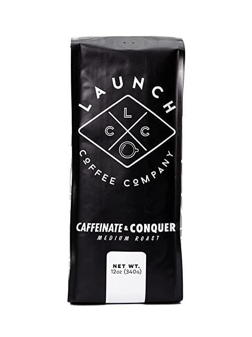 Launch Coffee Company, Caffeinate and Conquer Medium Roast | Small Bat
