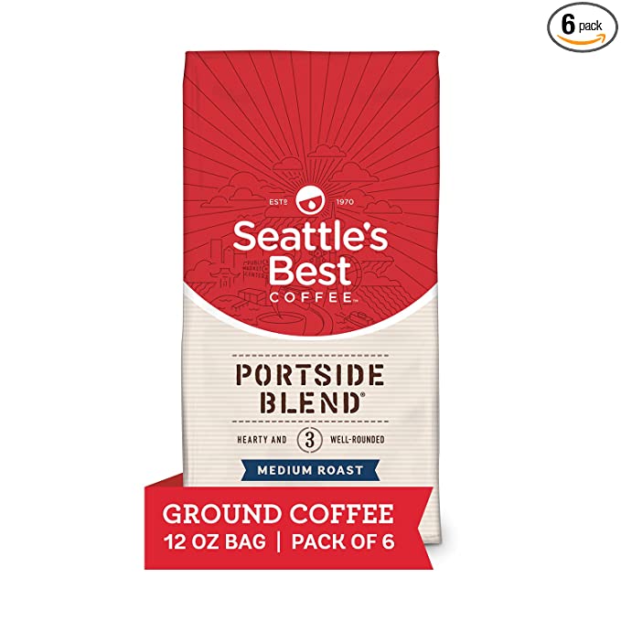 Seattle's Best Coffee Portside Blend Medium Roast Ground Coffee | 12 O