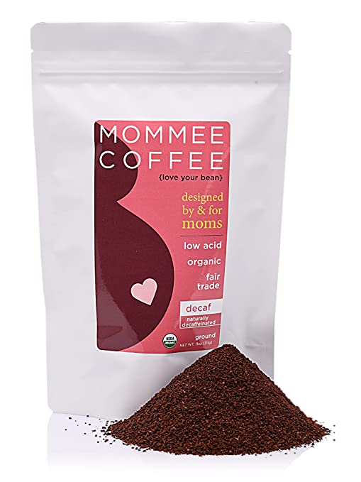 Mommee Coffee - Decaf, Low Acid Coffee | Ground, Organic | Fair Trade,