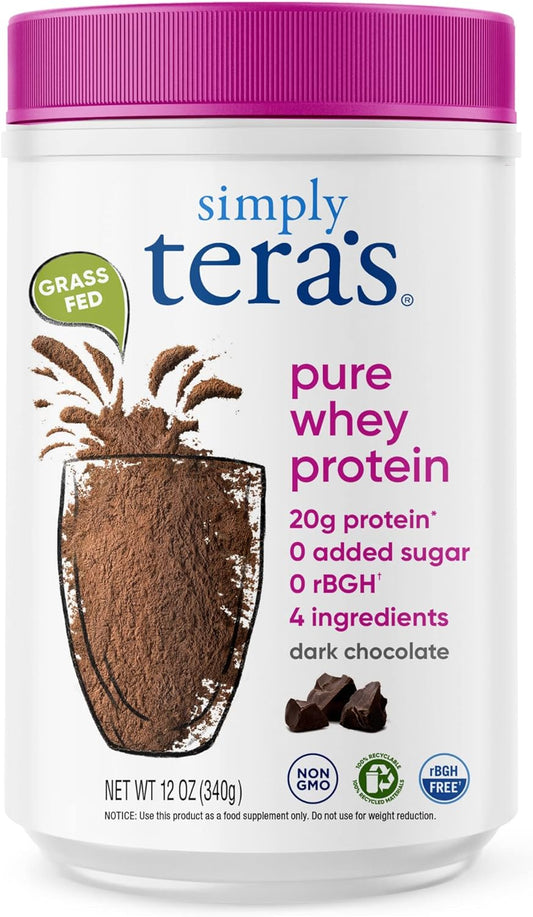 Tera's-Whey-Protein,-Dark-Chocolate,-12-263