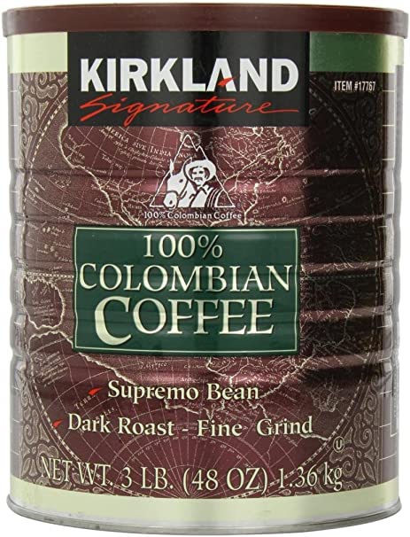 6 Pack Wholesale Lot Kirkland Signature 100% Columbian Coffee 48oz