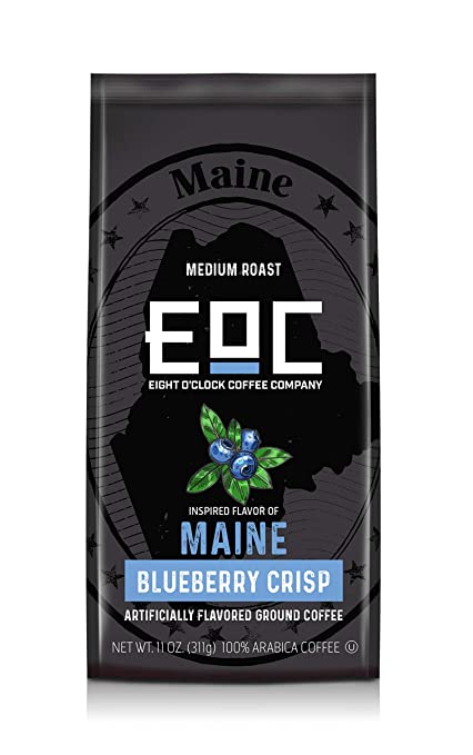 Eight O'Clock Coffee Flavors of America Ground Coffee, Maine Blueberry