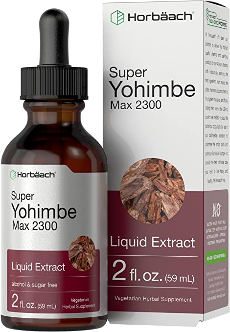 Super Yohimbe Bark Extract | 2 Oz | Alcohol and Sugar Free Formula | Vegetarian, Non-GMO,