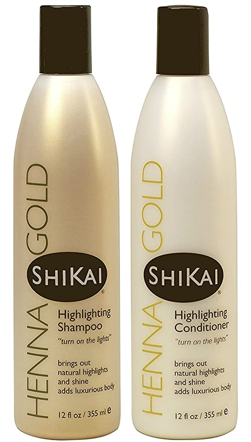 Shikai-Henna-Gold-Highlighting-Shampoo-&-Conditioner-Set-12o--