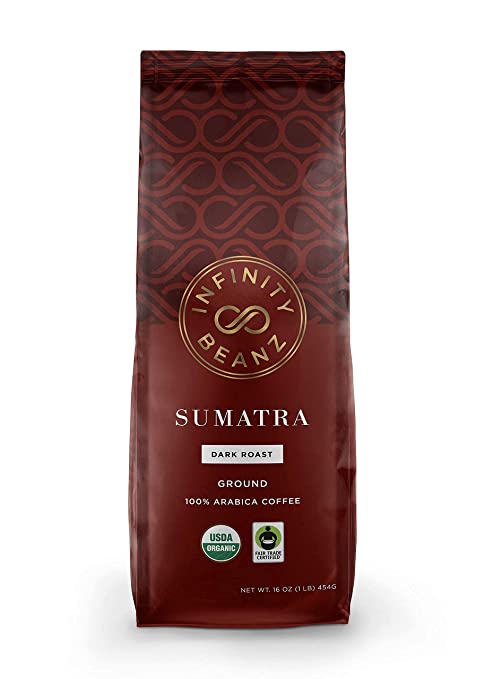 Sumatra Ground Coffee, Single Origin, Mandheling Indonesian Region, Da