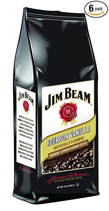 Jim Beam Bourbon Vanilla, 12 Ounce (Pack of 6)