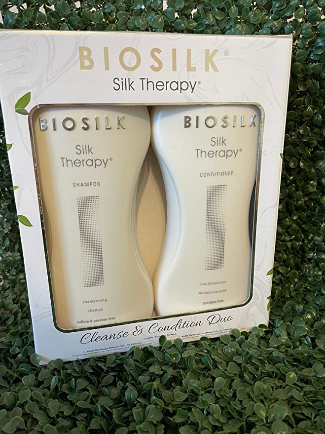 Biosilk-Silk-Therapy-Shampoo-and-Conditioner-34oz-with-Two-P