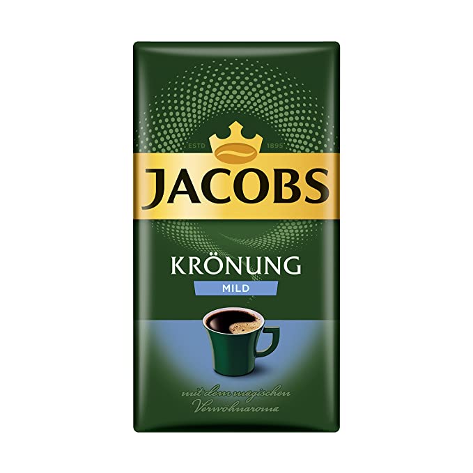 Jacobs Kronung Mild Ground Coffee 500 Gram / 17.6 Ounce (Pack of 1)