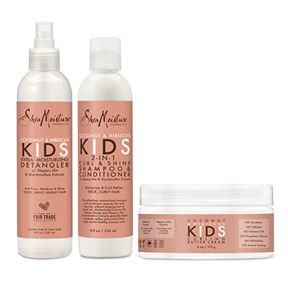 SheaMoisture-Kids-Shampoo,-Detangler-and-Cream-For-Moisture----