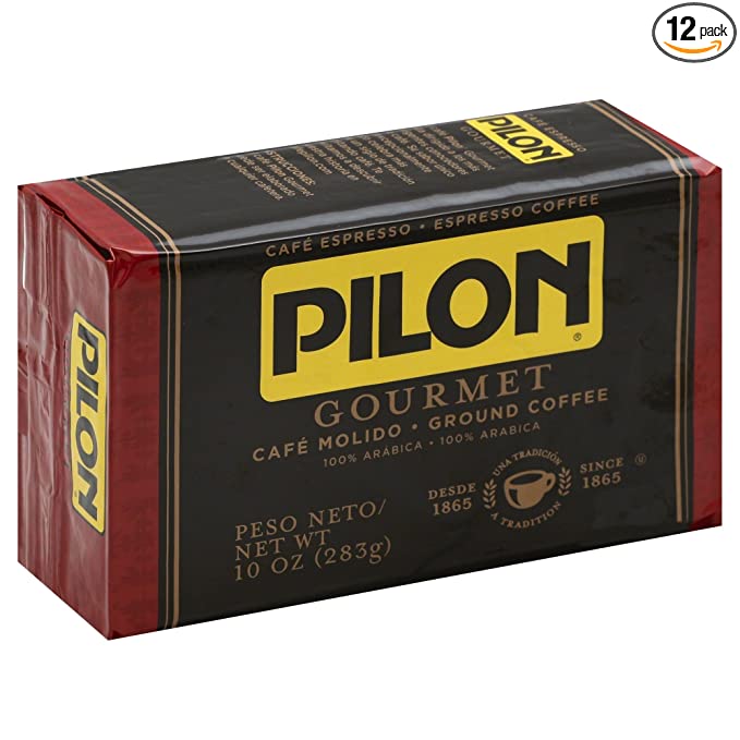Pilon Restaurant Blend Espresso Coffees, 10 Ounce (Pack of 12)