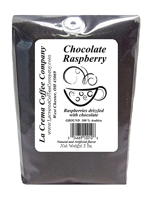 La Crema Coffee Chocolate Raspberry, 2-Pound Package