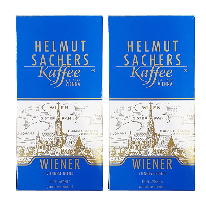 Helmut Sachers Austrian Kaffee Wiener Viennese Blend Ground Coffee, 10