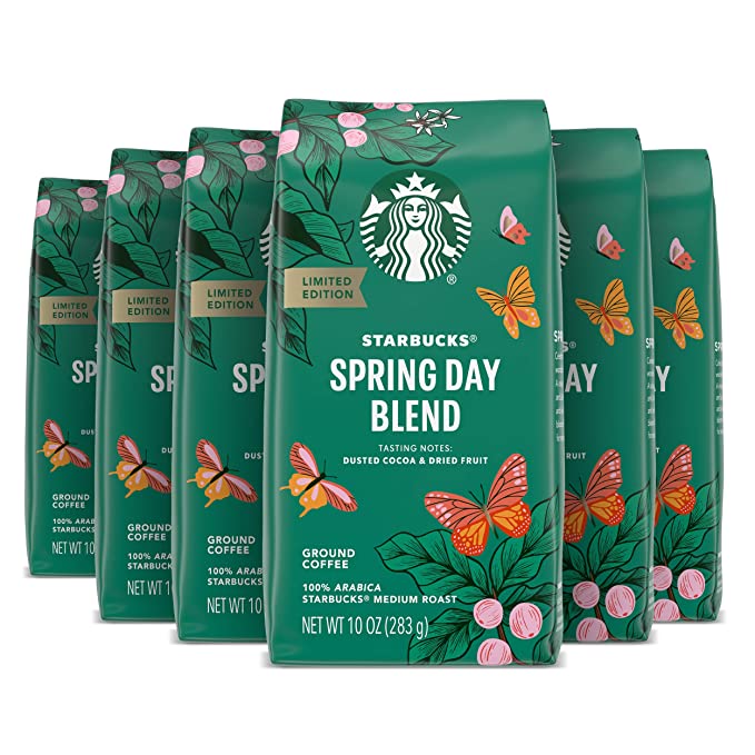 Starbucks Medium Roast Ground Coffee—Spring Day Blend—Limited Edition—